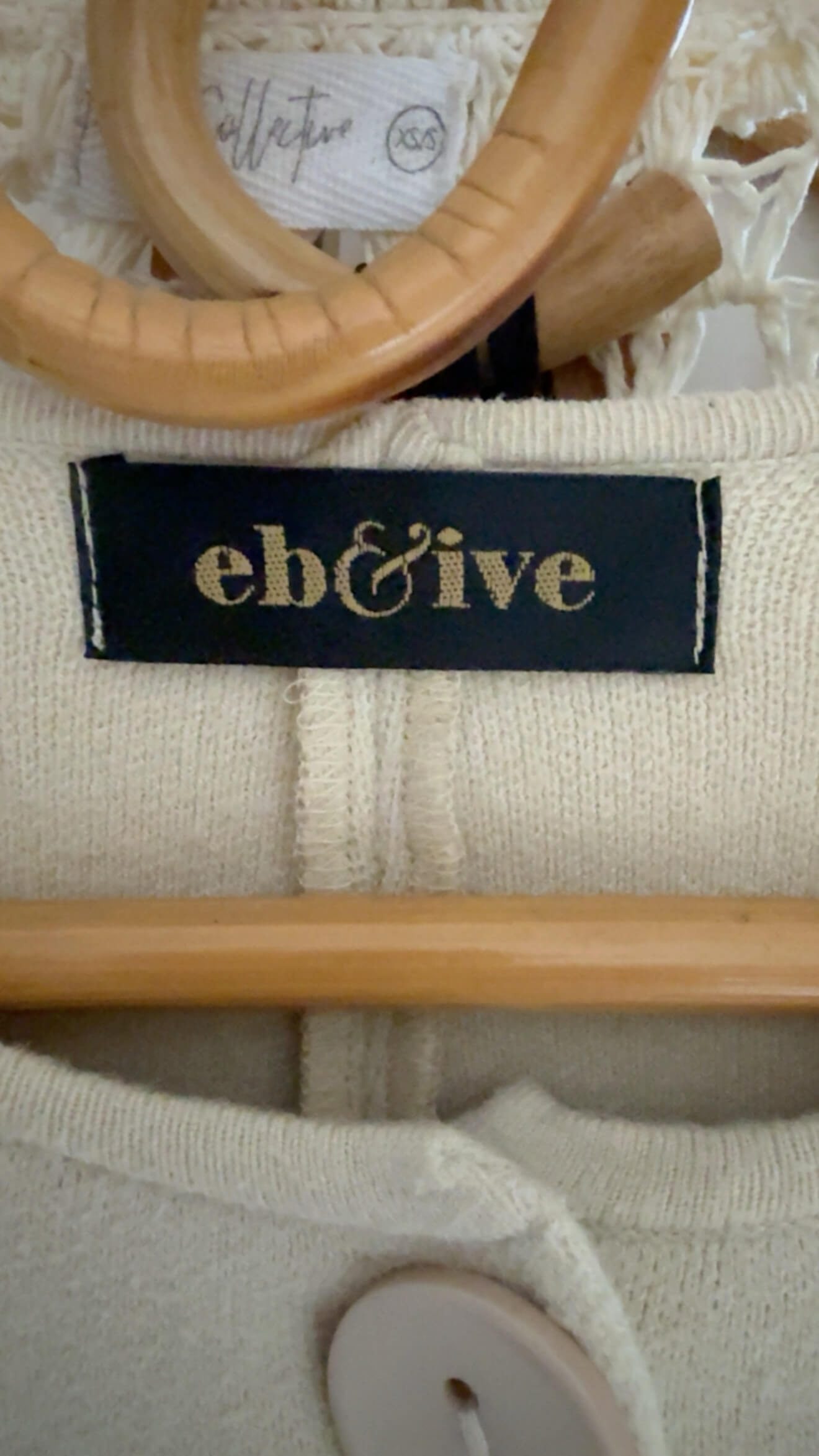EB + IVE // BELL-SLEEVE CARDI // Fawn // Free Size