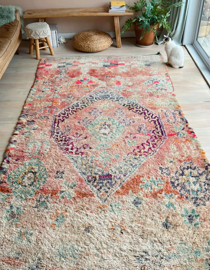 Vintage Moroccan Boujaad Rug // Lilawil