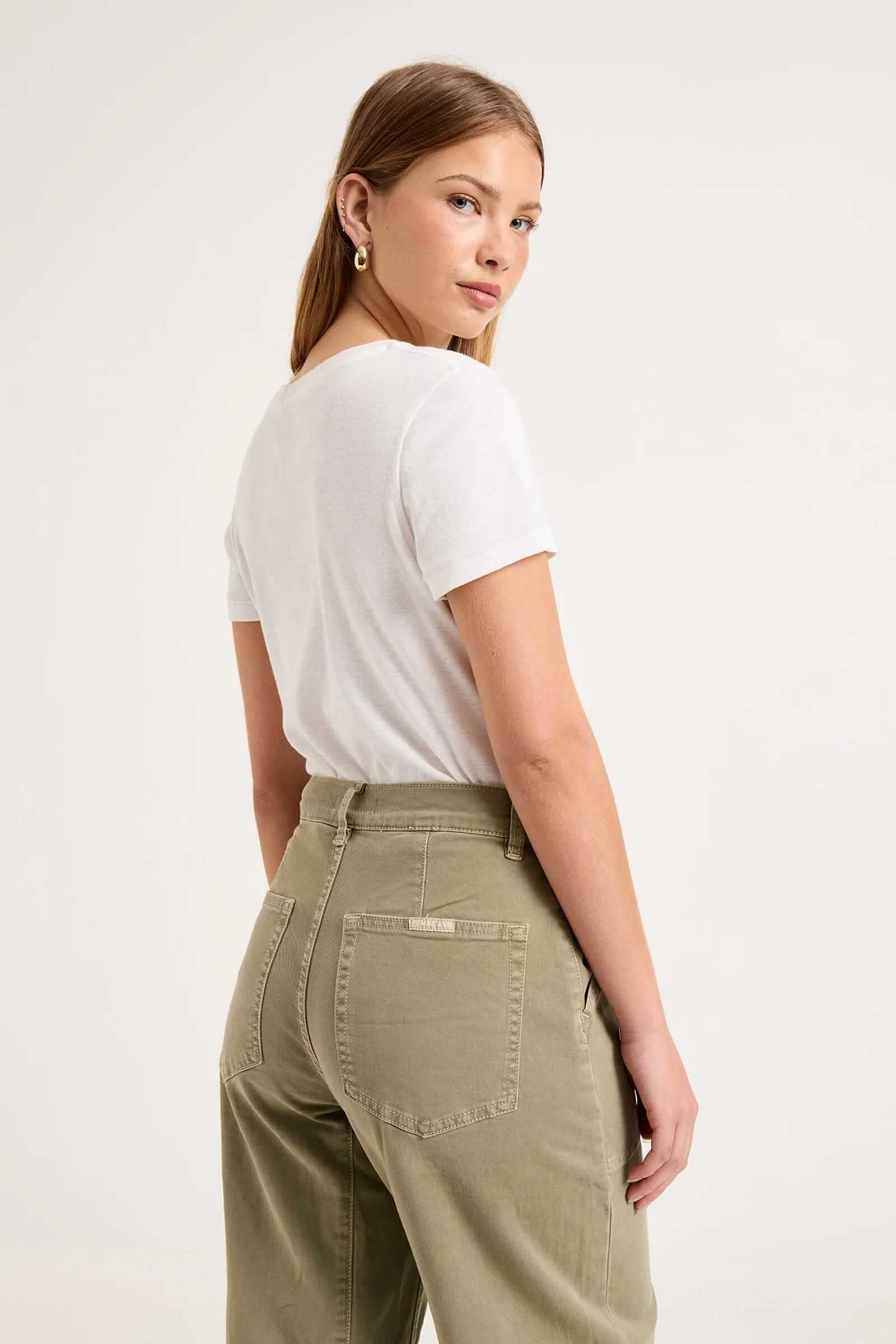 ROLLA'S // Gigi Barrel Trade Jean // DRILL SUMMER OLIVE // Size 30