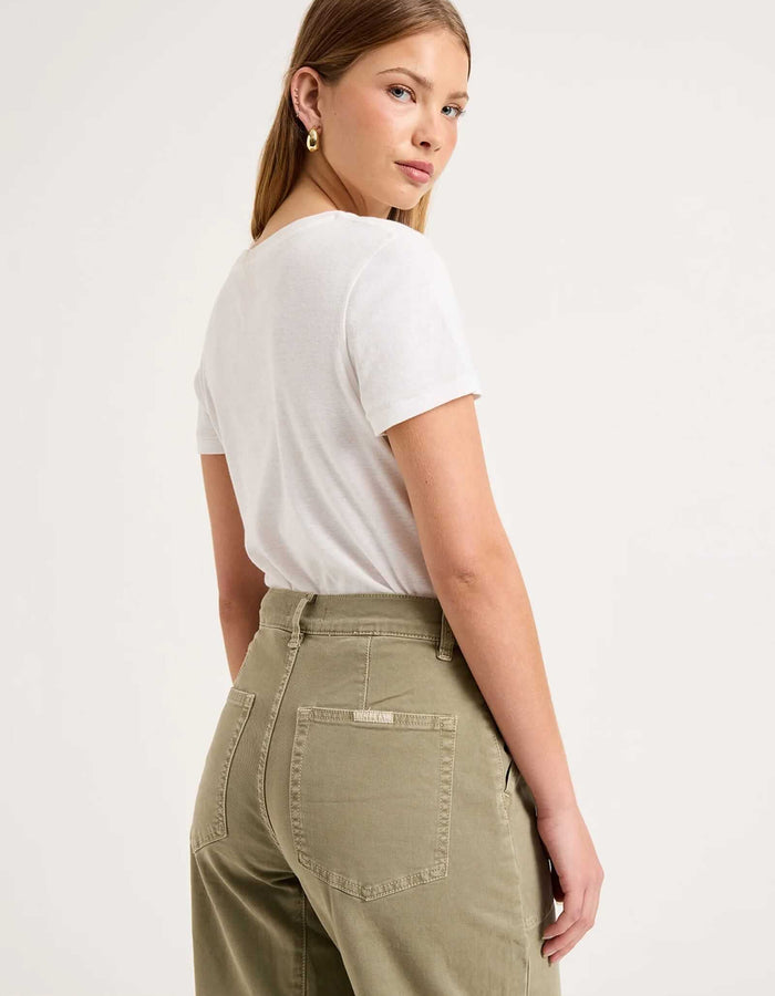 ROLLA'S // Gigi Barrel Trade Jean // DRILL SUMMER OLIVE // Size 30