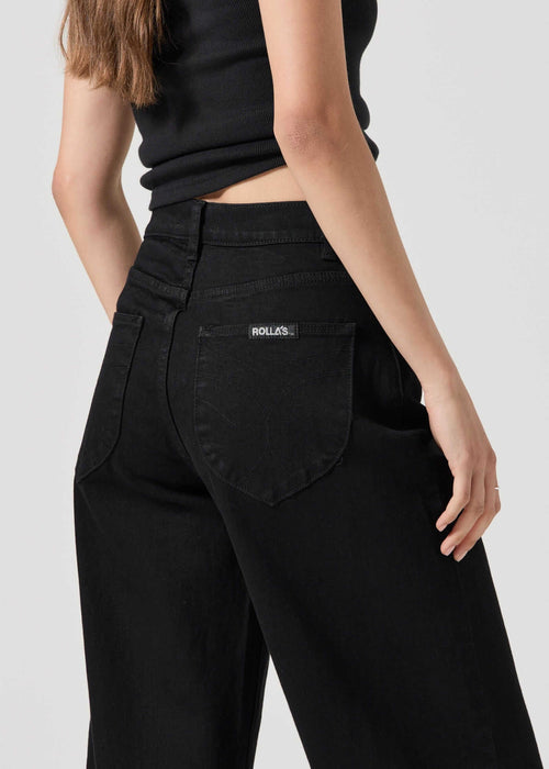 ROLLA'S // Gigi Barrel Jean // Forever Black