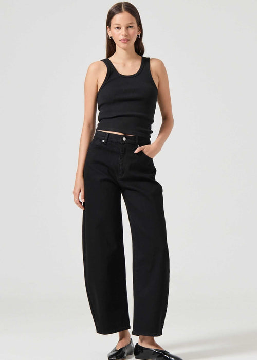 ROLLA'S // Gigi Barrel Jean // Forever Black