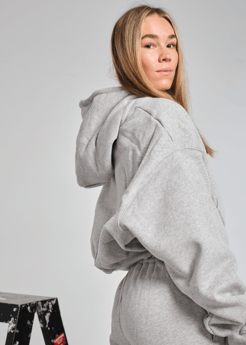 ARBY + OPAL // Lounge Hoodie // Grey Marle // Small (8)