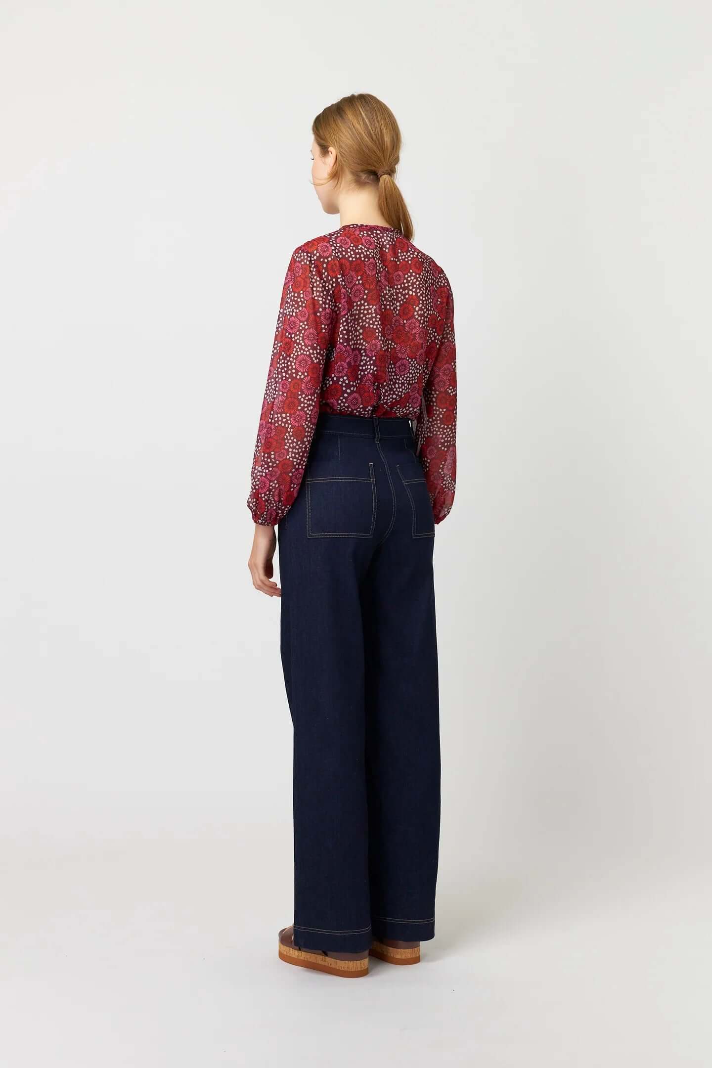 SYLVESTER // DENIM TROUSER / Dark Indigo // SIZE 8