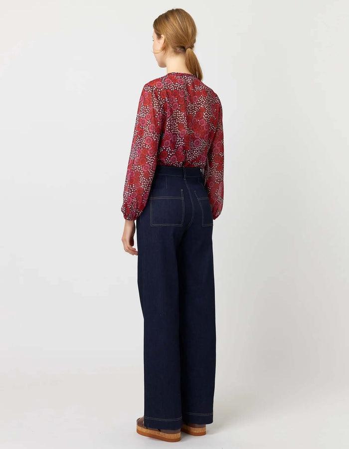 SYLVESTER // DENIM TROUSER / Dark Indigo // SIZE 8