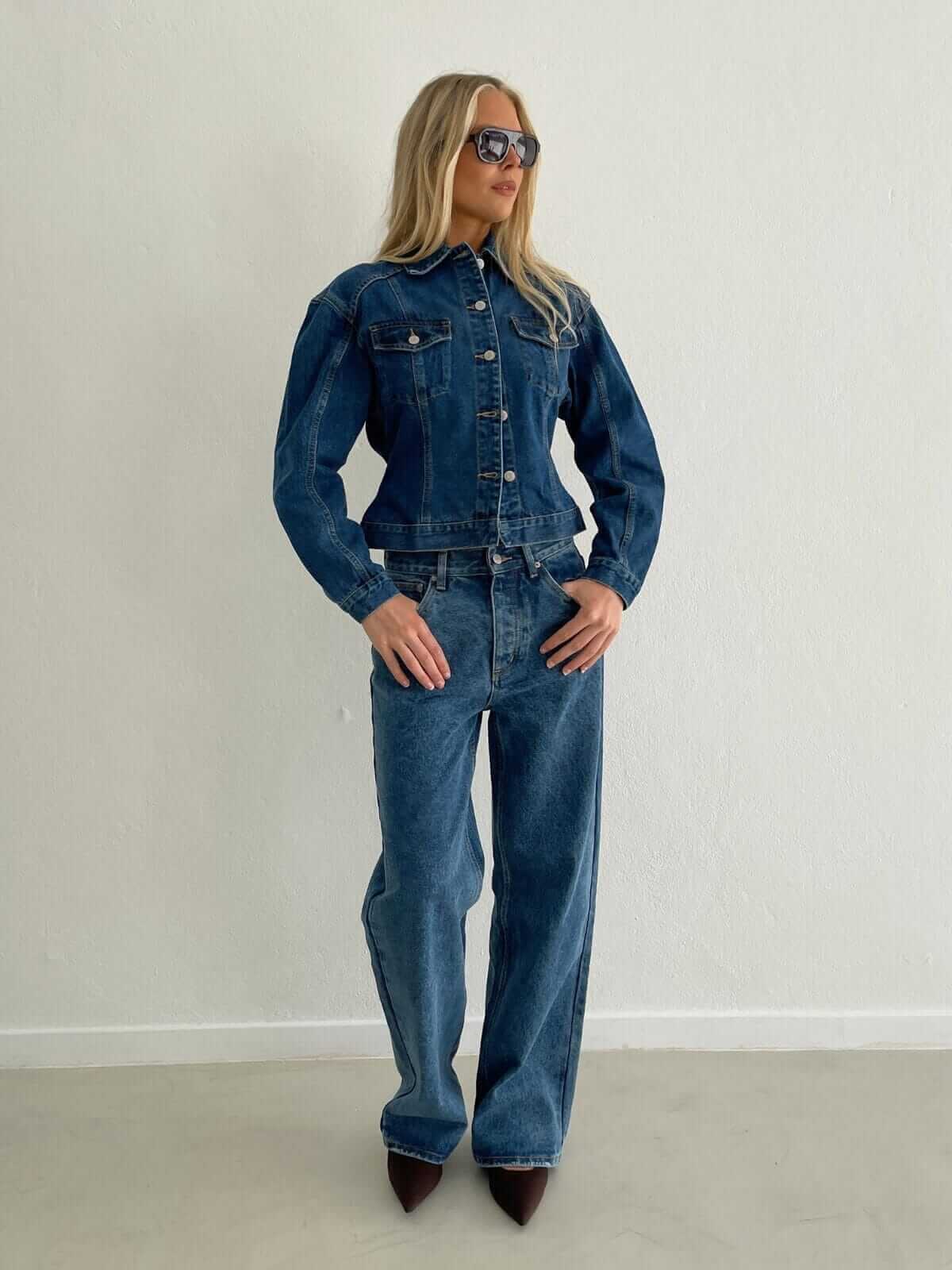 BAYSE // Perry Denim Jeans // Denver Blue // Size 7 - best fit NZ Size 10