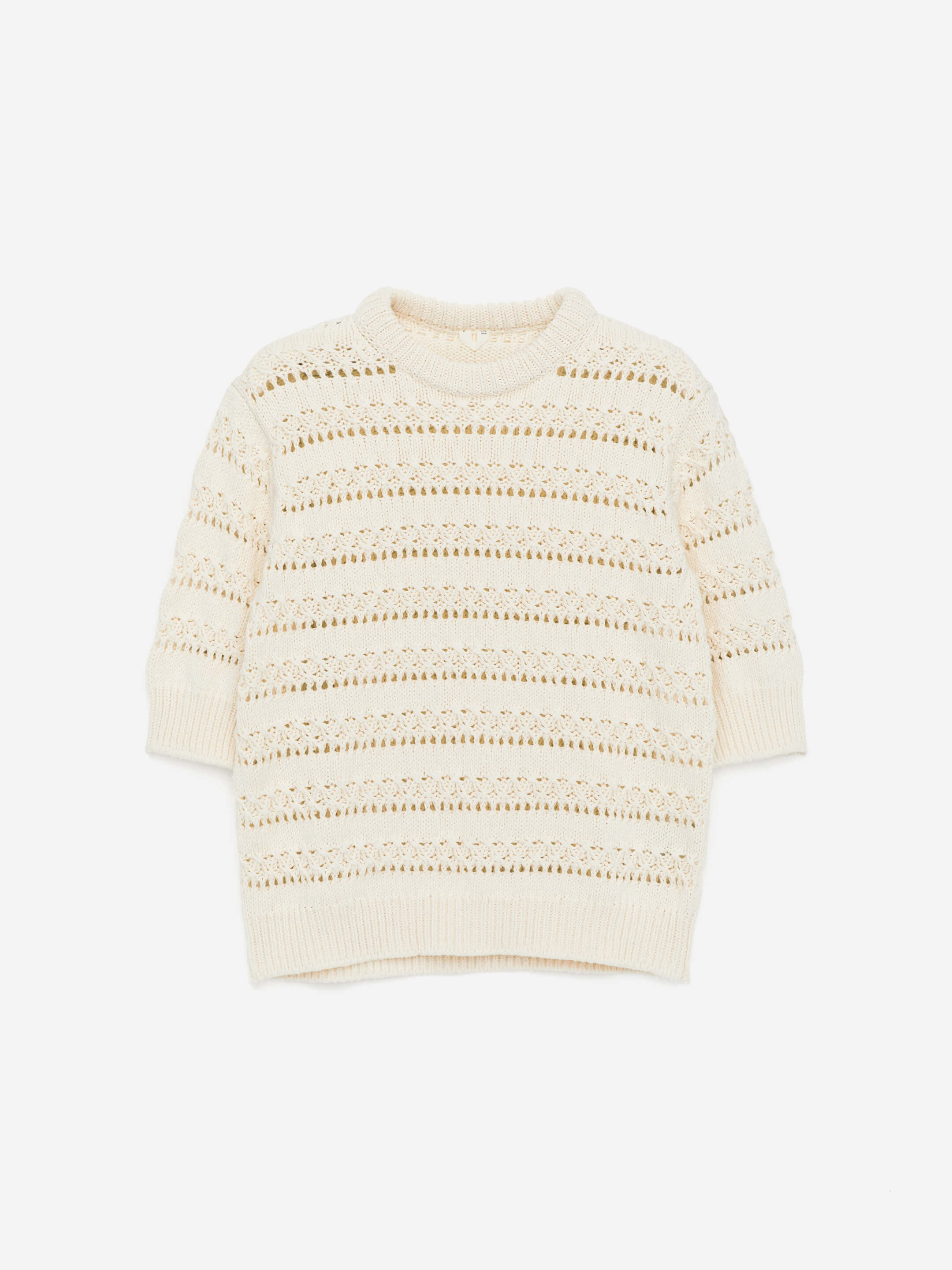 ARKET // Open-Knit Top // Off White // Small