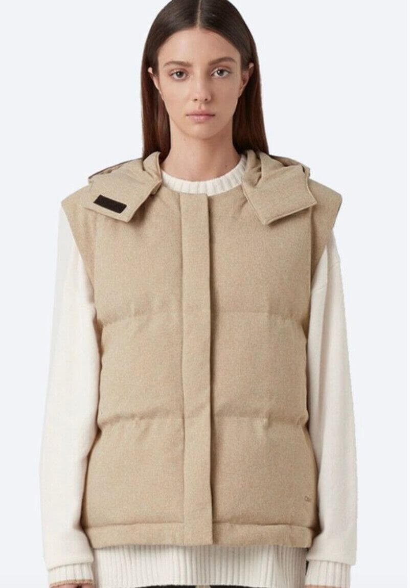 CAMILLA AND MARC // Dawn Puffer Vest // Beige // S/M