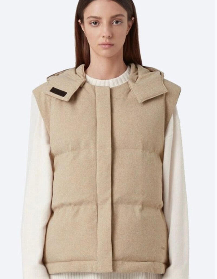 CAMILLA AND MARC // Dawn Puffer Vest // Beige // S/M