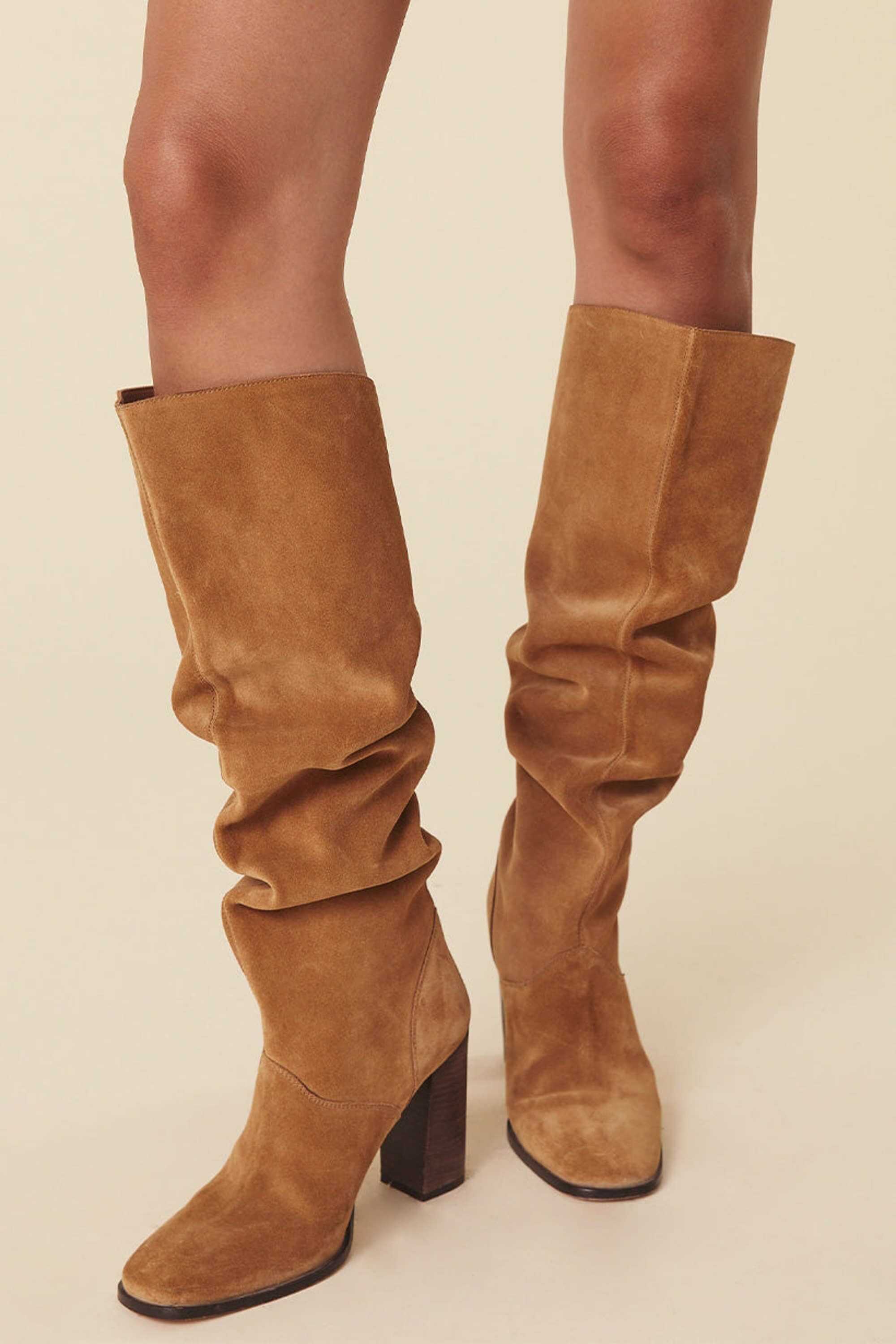 SPELL & THE GYPSY COLLECTIVE  // Cha Cha Slouch Boot - Tan  //  Size 38