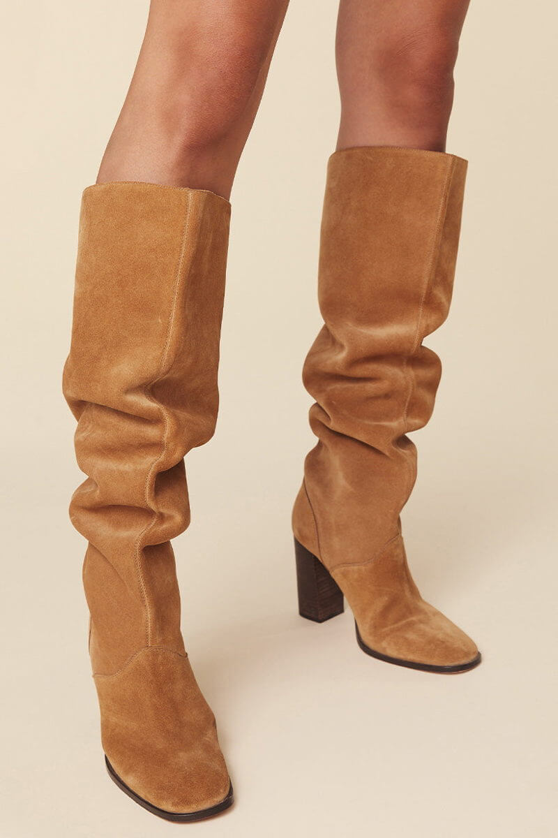 SPELL & THE GYPSY COLLECTIVE  // Cha Cha Slouch Boot - Tan  //  Size 38