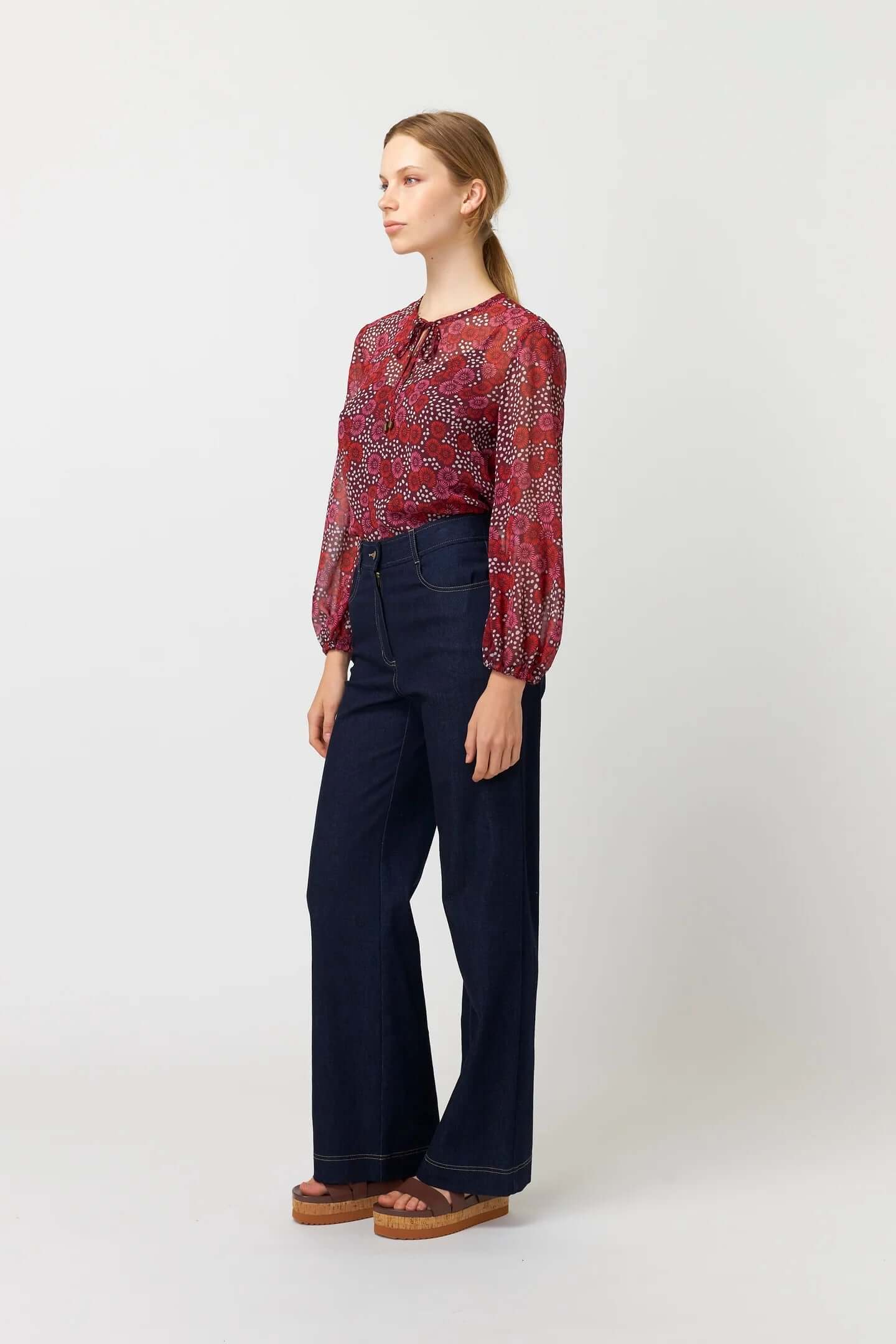 SYLVESTER // DENIM TROUSER / Dark Indigo // SIZE 8