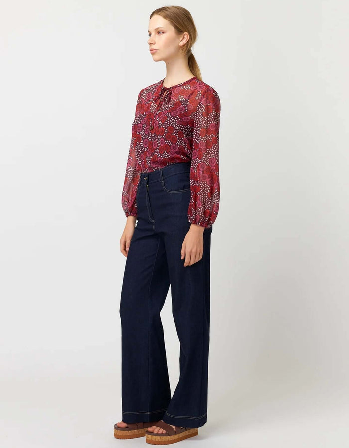 SYLVESTER // DENIM TROUSER / Dark Indigo // SIZE 8