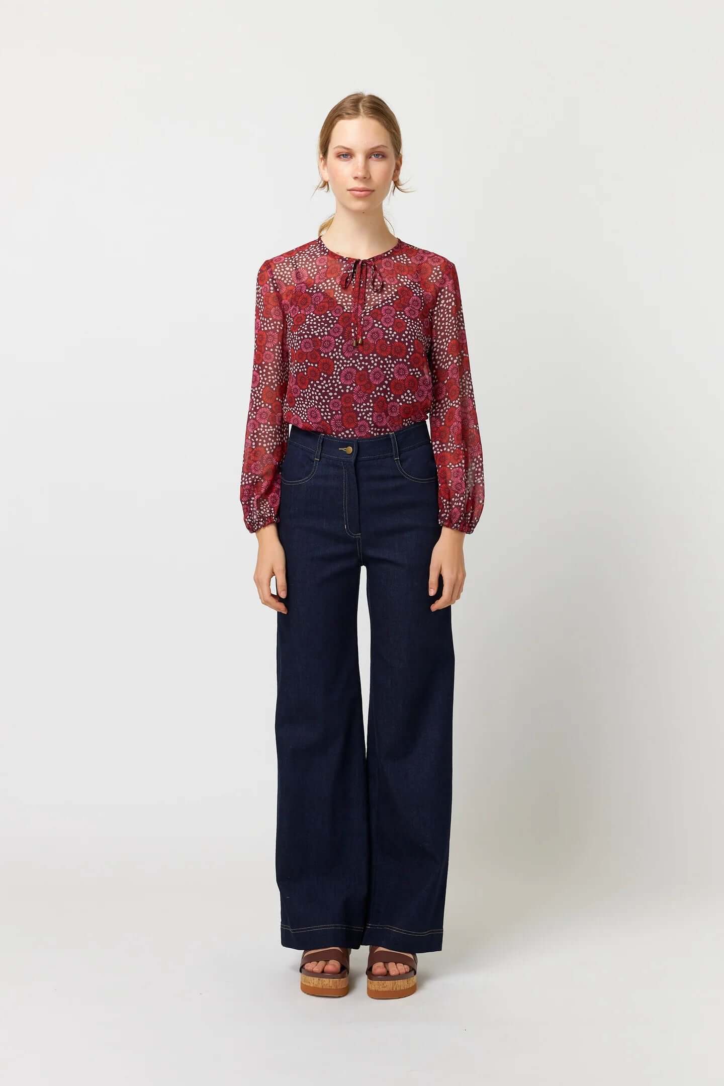 SYLVESTER // DENIM TROUSER / Dark Indigo // SIZE 8