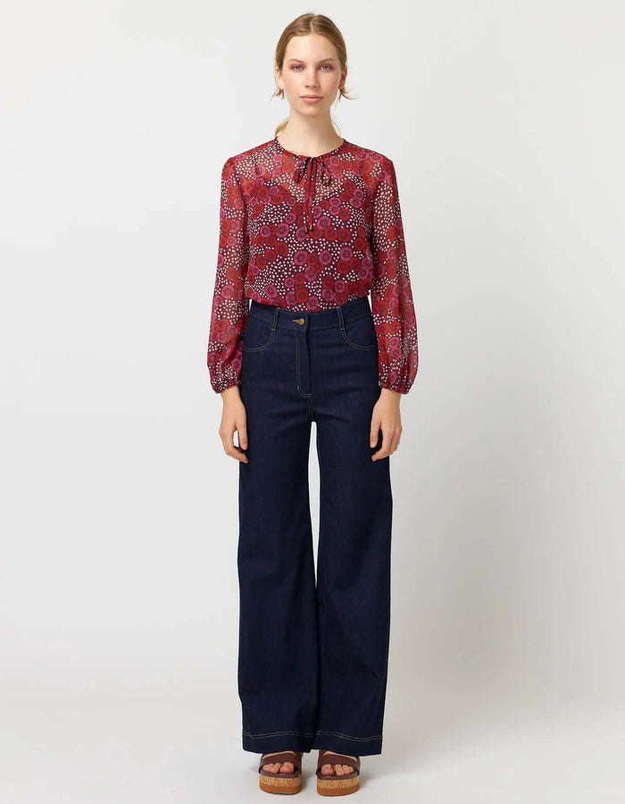 SYLVESTER // DENIM TROUSER / Dark Indigo // SIZE 8