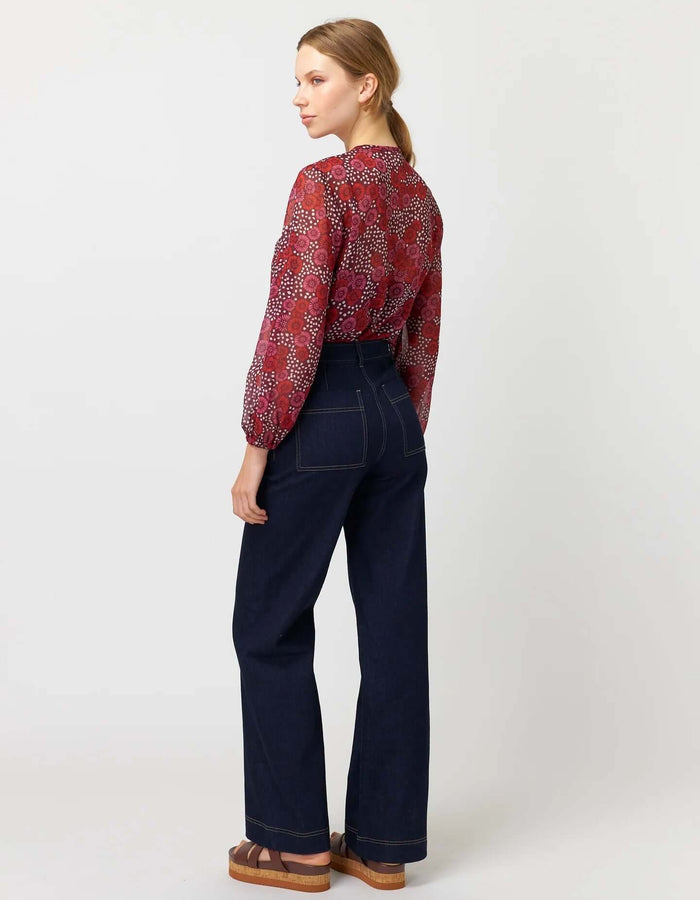 SYLVESTER // DENIM TROUSER / Dark Indigo // SIZE 8