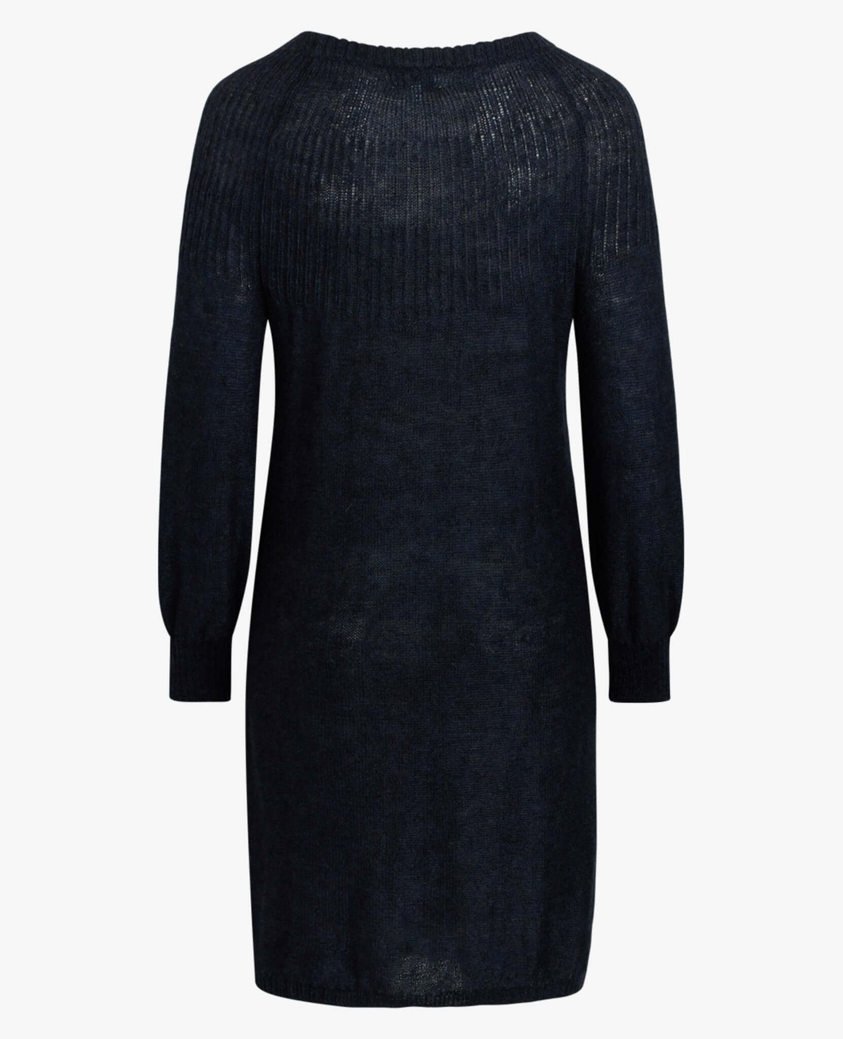 Noa Noa Essential Melange Mohair Knitted Dress in French Navy // S/M