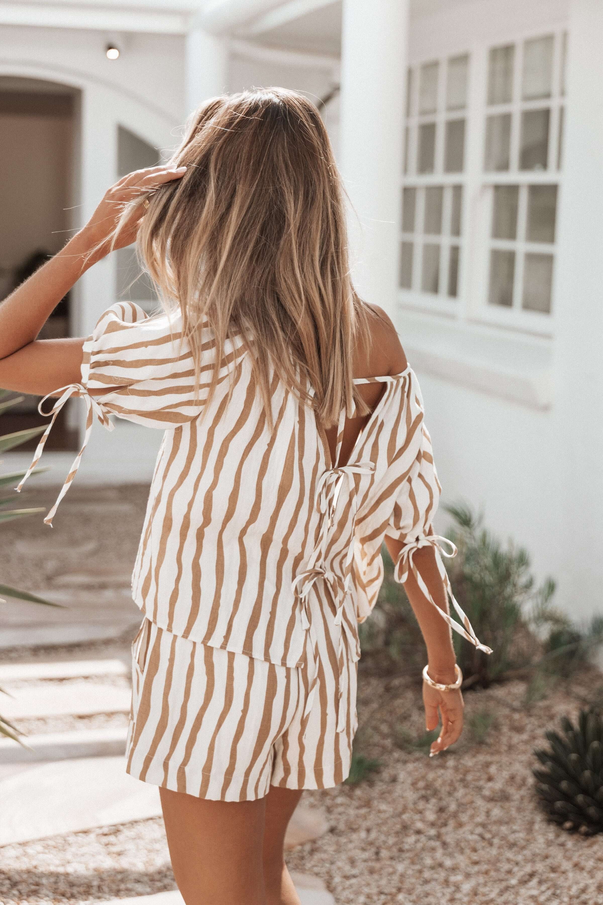 PETAL + PUP // Maggie Tie-Back Blouse // Medium