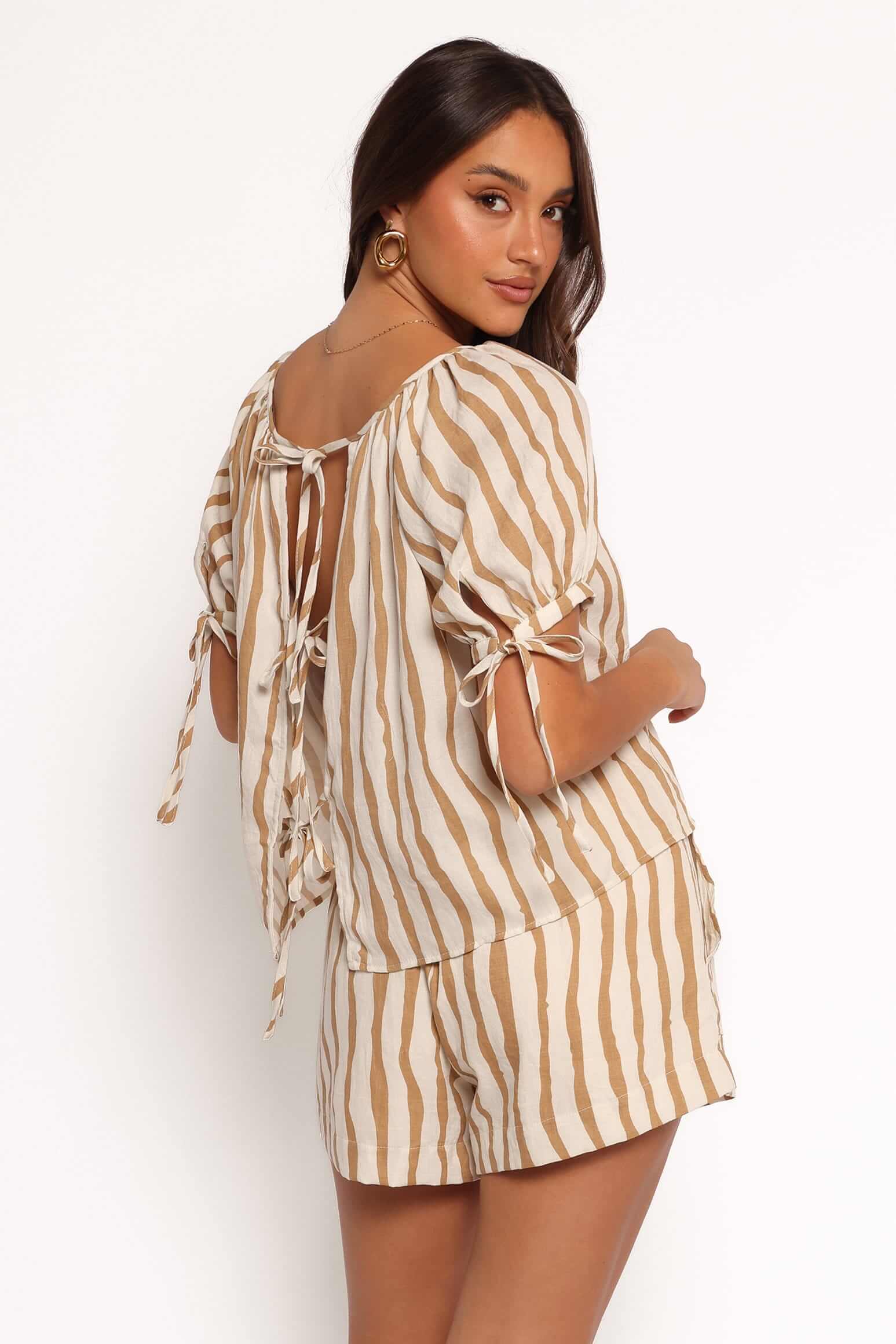 PETAL + PUP // Maggie Tie-Back Blouse // Medium