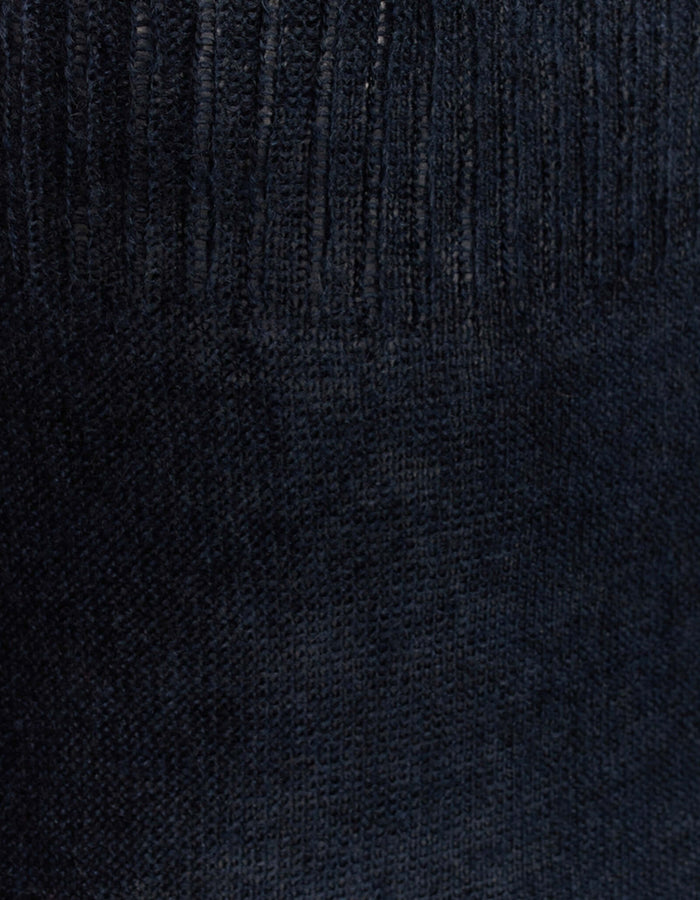 Noa Noa Essential Melange Mohair Knitted Dress in French Navy // S/M