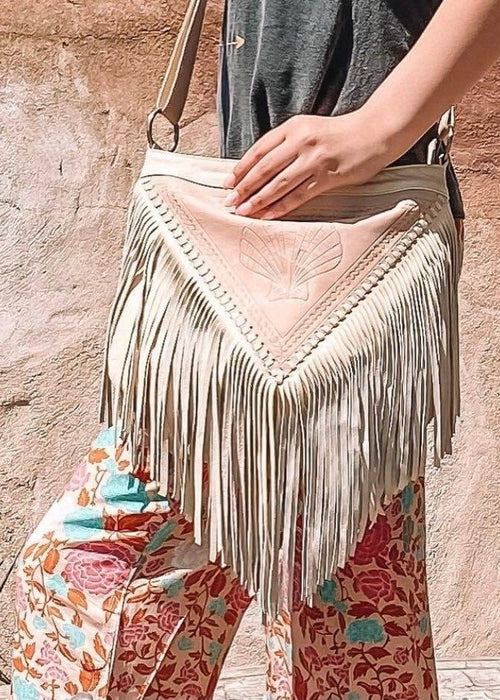 TANAH FOLK // Siren Leather Bag // Blush