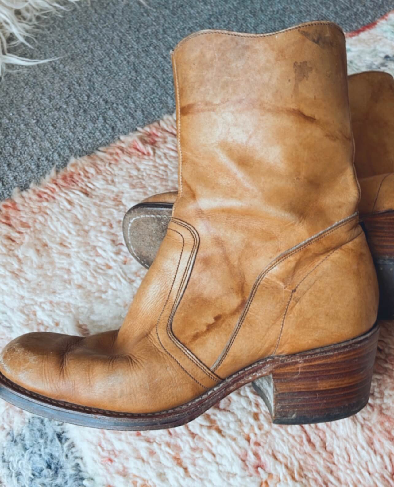 Tan Leather Boots