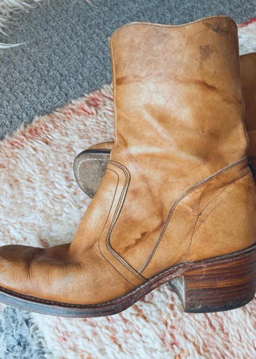 Tan Leather Boots