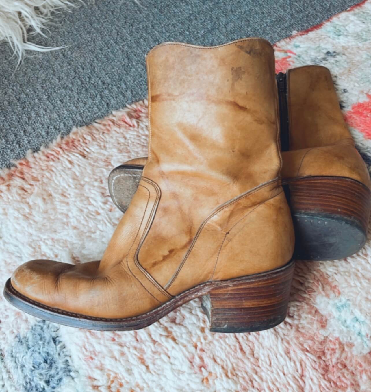 Tan Leather Boots