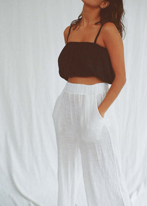 Moon Bandeau // Black Colourway
