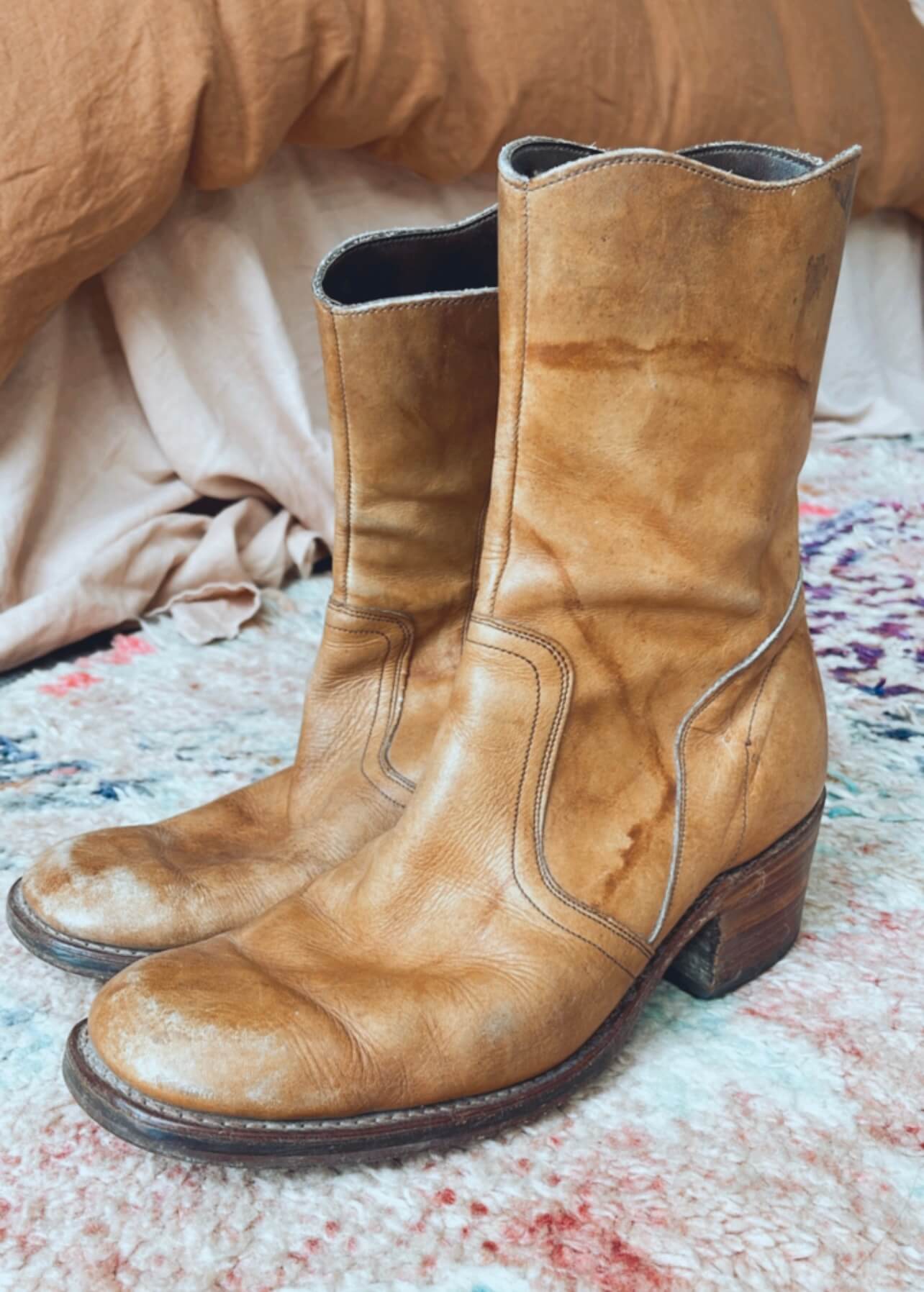 Tan Leather Boots