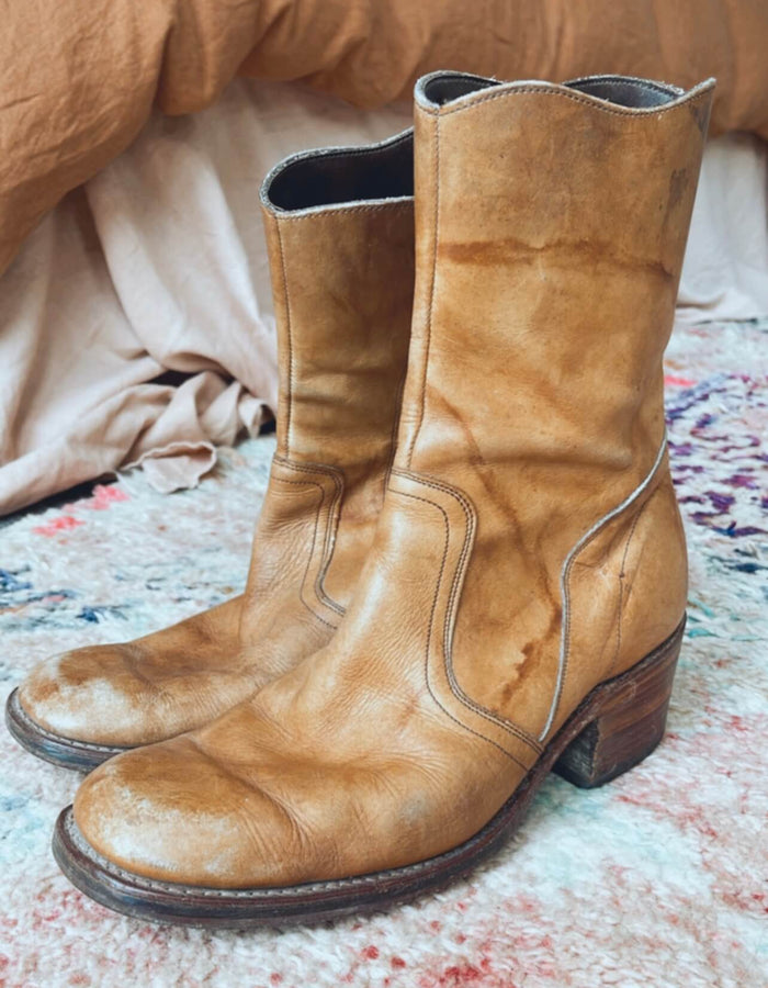 Tan Leather Boots