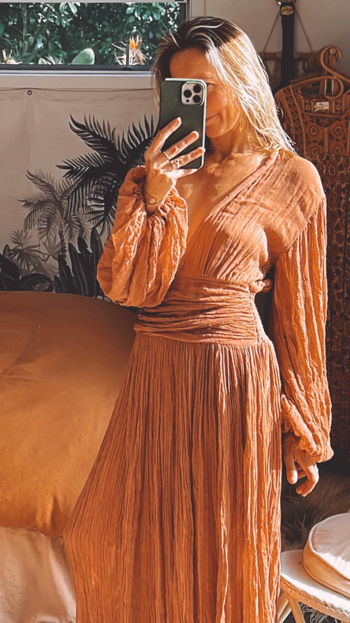 JEN'S PIRATE BOOTY Lapis Maxi Dress- Rust