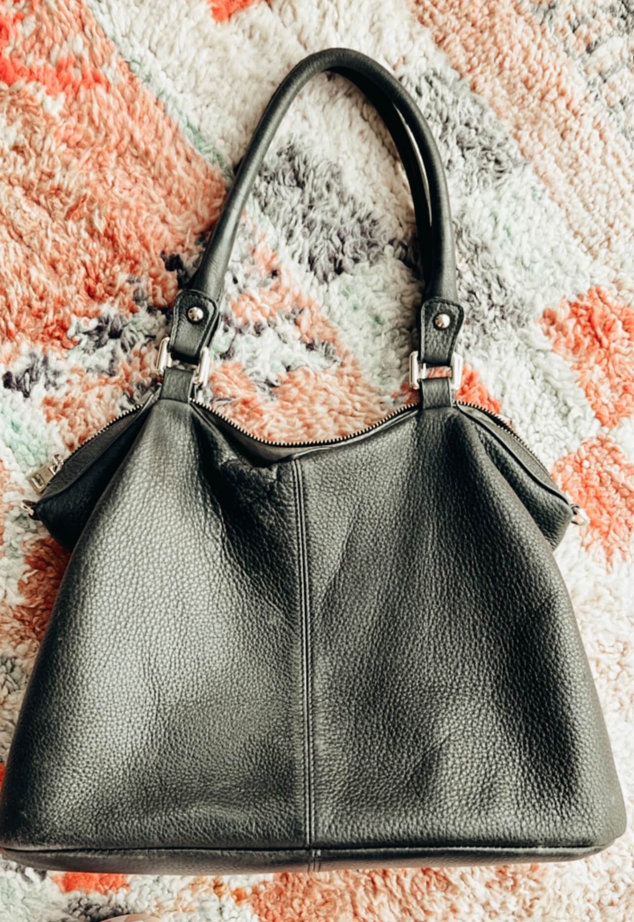 Cowskin Leather Bag by Campbell & Co.