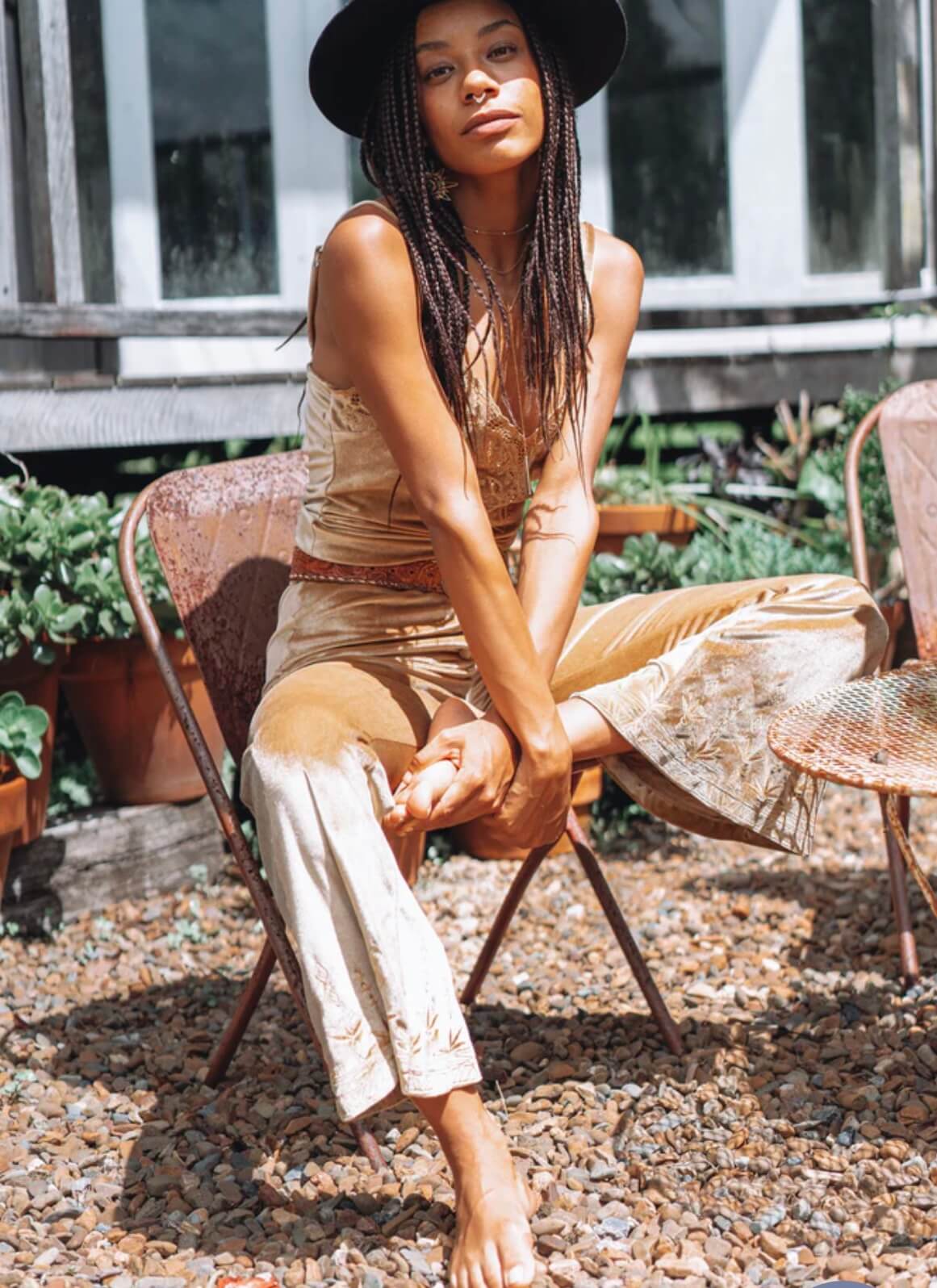 BAREFOOT BLONDE Hendrix Cami Top