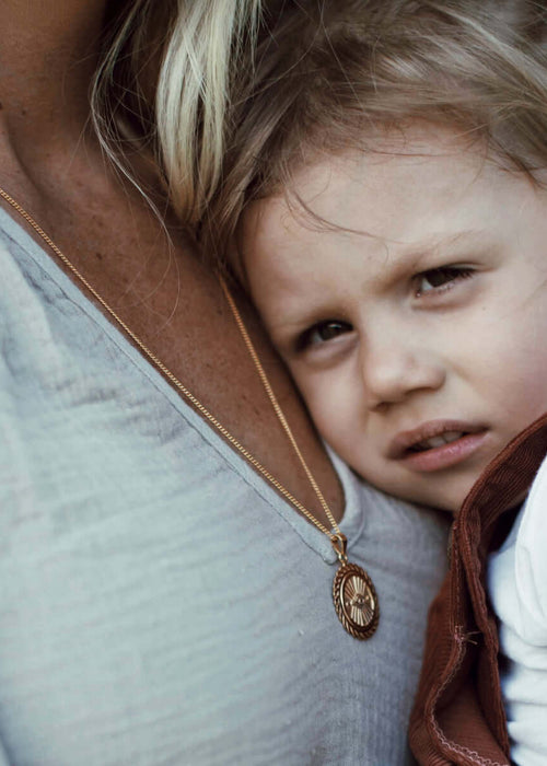 LUNA + ROSE // Suzanne 'Protection' // Pendant Necklace // Gold